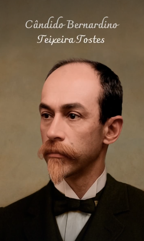 Cândido Bernardino Teixeira Tostes – retrato histórico (1). Acervo Pedro Lorenzo Raggio Neto.
